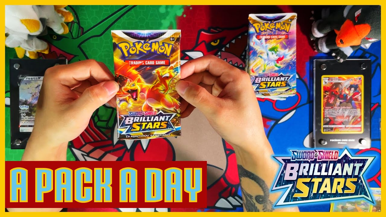 *Day 26 Pack 26* Pokemon Brilliant Stars Opening A Booster Pack A Day Until I Complete My Master Set
