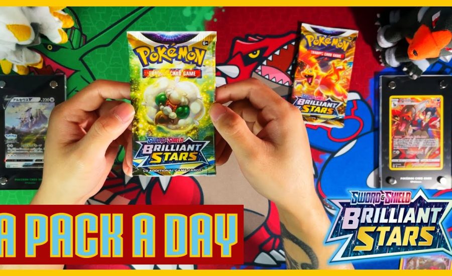 *Day 35 Pack 35* Pokemon Brilliant Stars Opening A Booster Pack A Day Until I Complete My Master Set