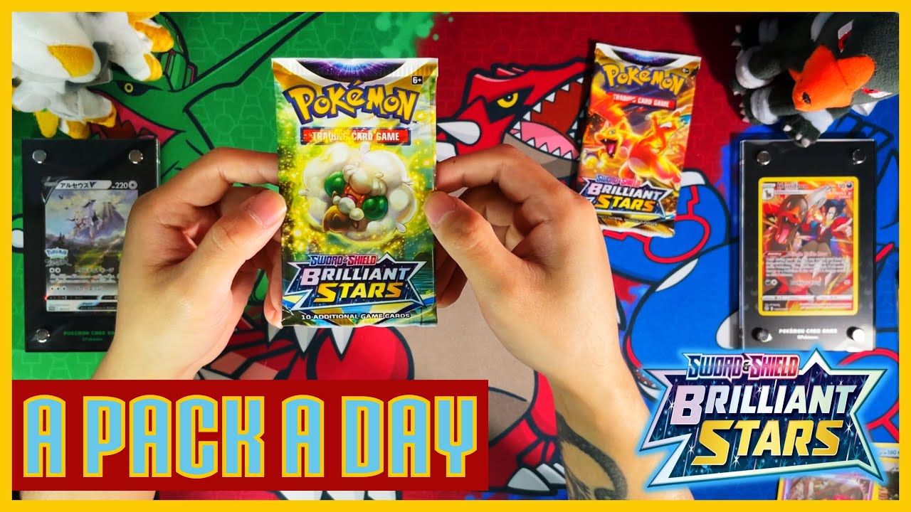 *Day 35 Pack 35* Pokemon Brilliant Stars Opening A Booster Pack A Day Until I Complete My Master Set