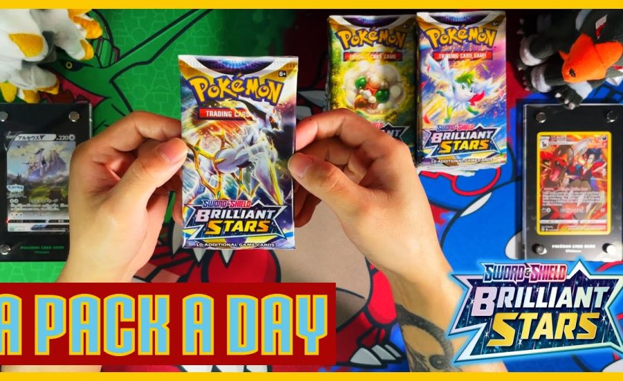 *Day 4 Pack 4* Pokemon Brilliant Stars Opening A Booster Pack A Day Until I Complete My Master Set!