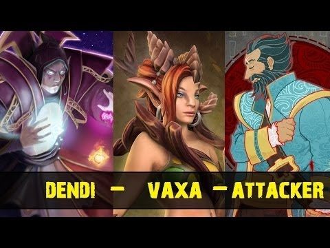 Dendi Invoker, Vaxa Enchantress vs !Attacker Kunkka - Ranked Gameplay Dota 2