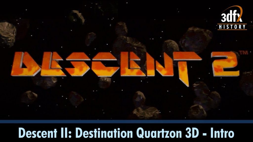 Descent II: Destination Quartzon 3D - Intro (Upscaled to HD)