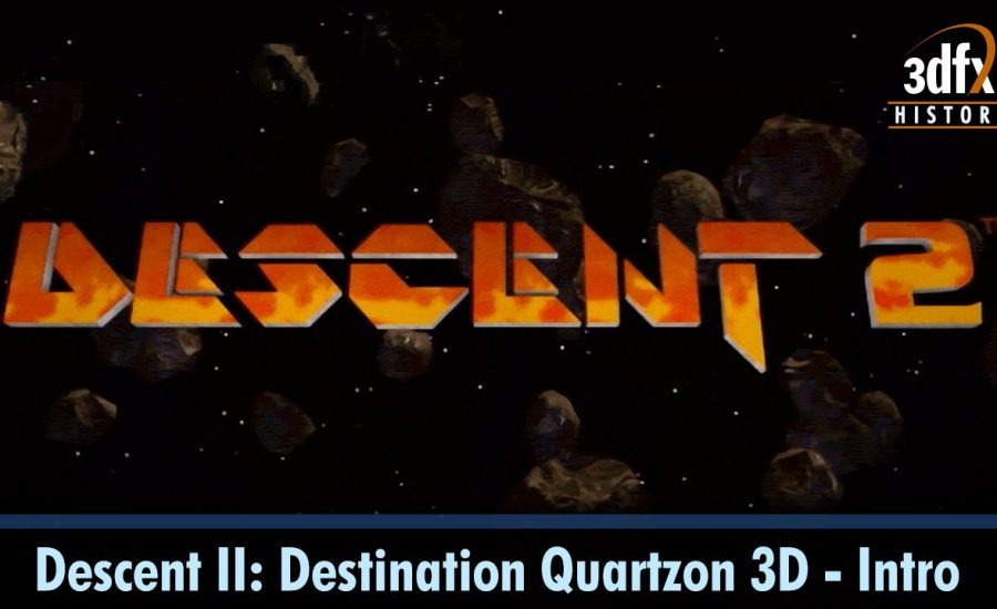 Descent II: Destination Quartzon 3D - Intro (Upscaled to HD)