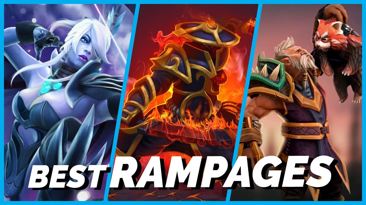 Dota 2 Best Rampages Drow Ranger, Ember Spirit & Lone Druid (2021)