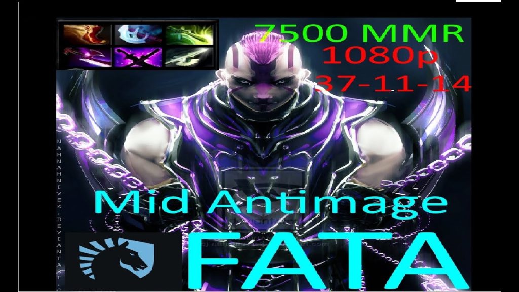 Dota 2 - Liquid.Fata Plays Midlane Antimage - Silver Edge Trick - Gameplay Highlights