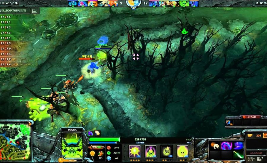 Dota 2 - Pugna gameplay HD