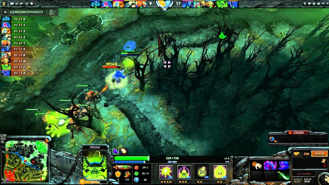 Dota 2 - Pugna gameplay HD