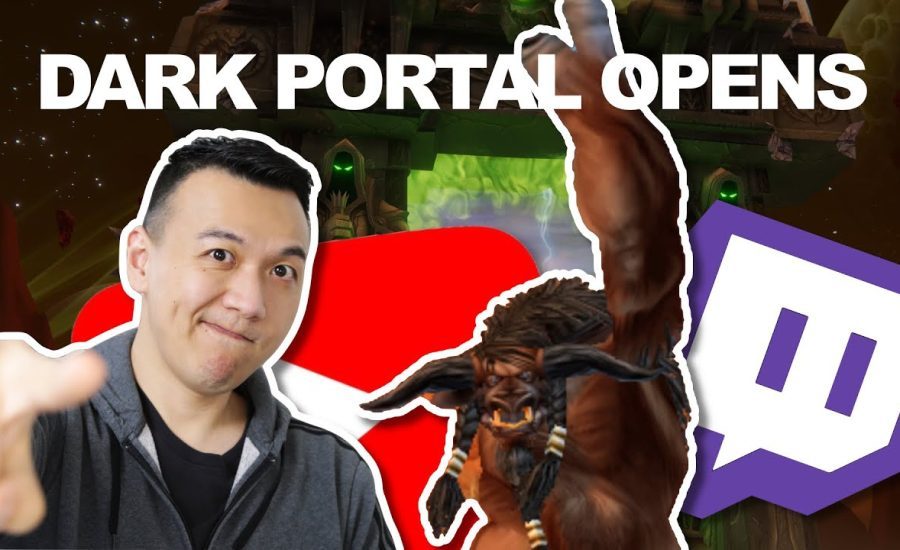 ENTERING THE DARK PORTAL NOW | Classic Wow Burning Crusade