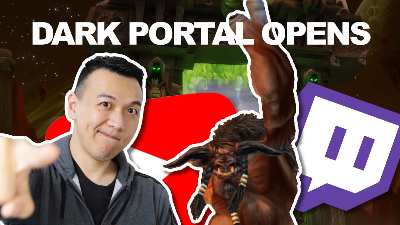 ENTERING THE DARK PORTAL NOW | Classic Wow Burning Crusade