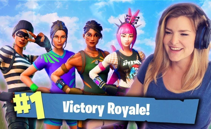 EZ SQUAD WIN! ft. Valkyrae, xChocoBars & Fedmyster (Fortnite: Battle Royale Gameplay) | KittyPlays