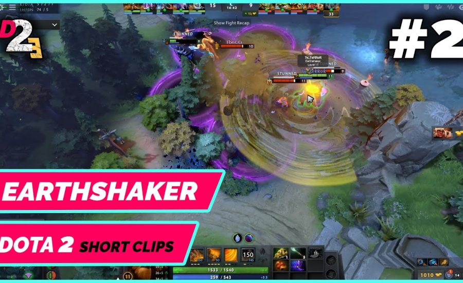 Earthshaker Rampage | Dota 2 Short Clips 2021 #2