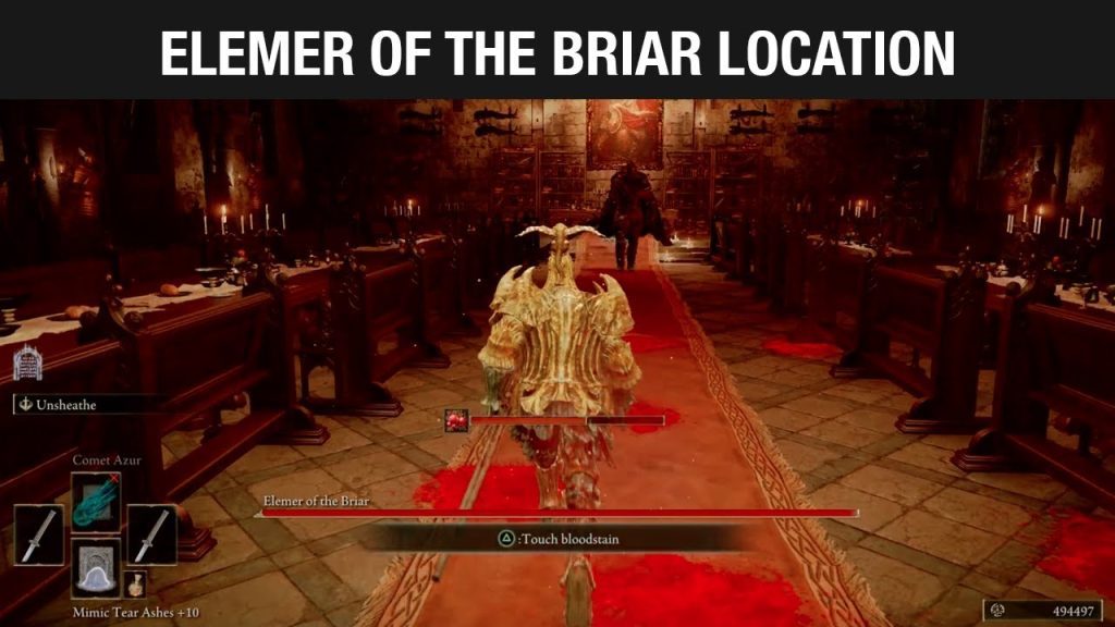 Elemer of the Briar Location - Elden Ring