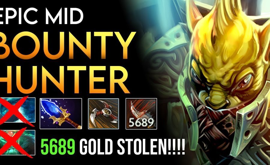 Epic Bounty Hunter Mid | Dota 2 gameplay  #14