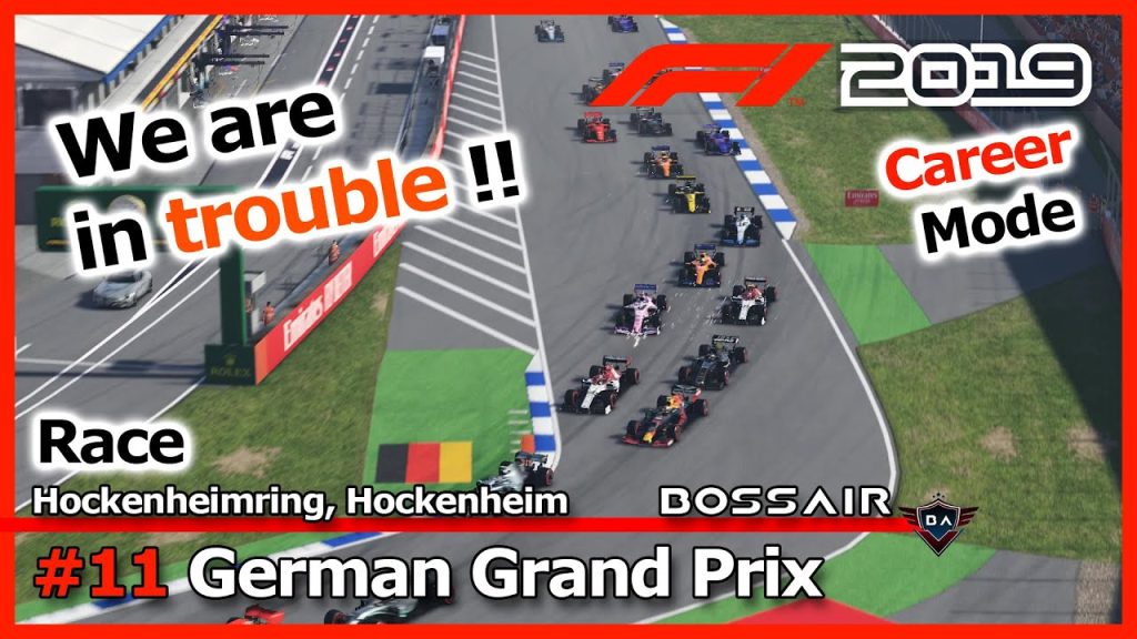 F1 2019 Career Mode | German Grand Prix #11 Hockenheimring | Race | Broken car??