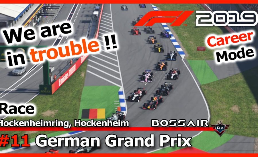 F1 2019 Career Mode | German Grand Prix #11 Hockenheimring | Race | Broken car??