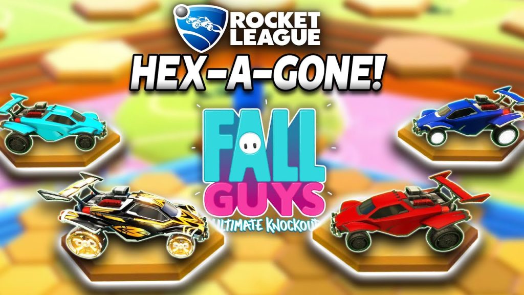 FALL GUYS HEX-A-GONE IN ROCKET LEAGUE IS INSANE | *NEW*