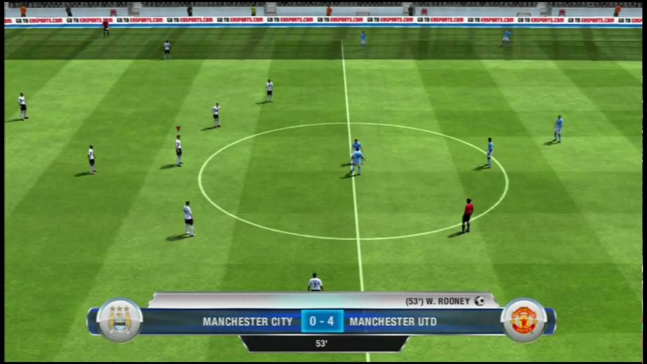 FIFA 13 Manchester City 0 - 5 Manchester Utd