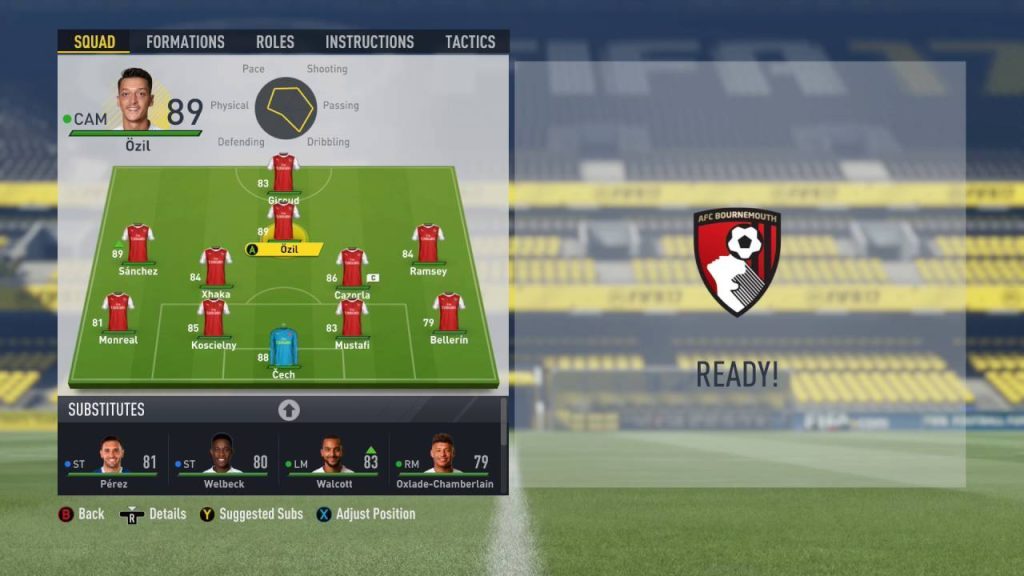 FIFA 17 Arsenal Starting Line Up - Official Player Ratings and Faces! Giroud, Ozil, Sanchez and MORE