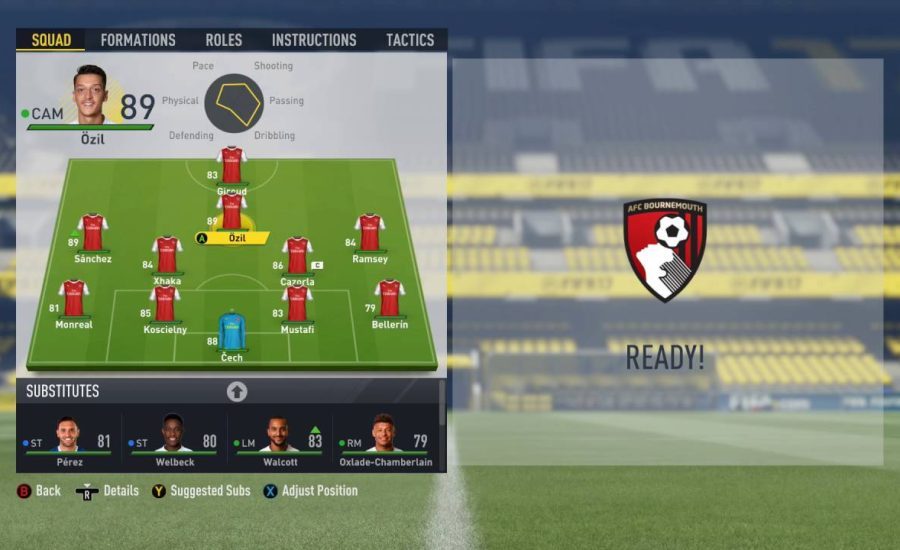 FIFA 17 Arsenal Starting Line Up - Official Player Ratings and Faces! Giroud, Ozil, Sanchez and MORE