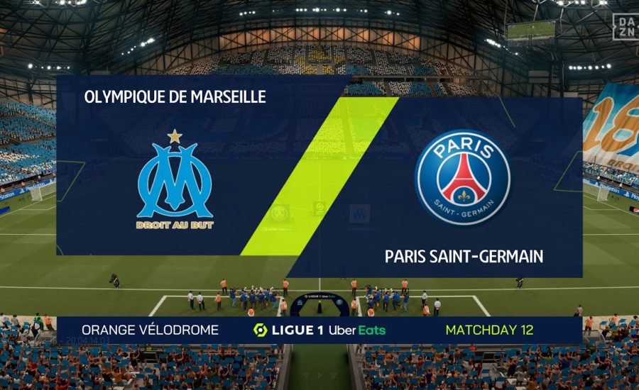 FIFA 21 | Olympique Marseille 0 - 2 Paris Saint-Germain | Ligue 1 Uber Eats 20/21