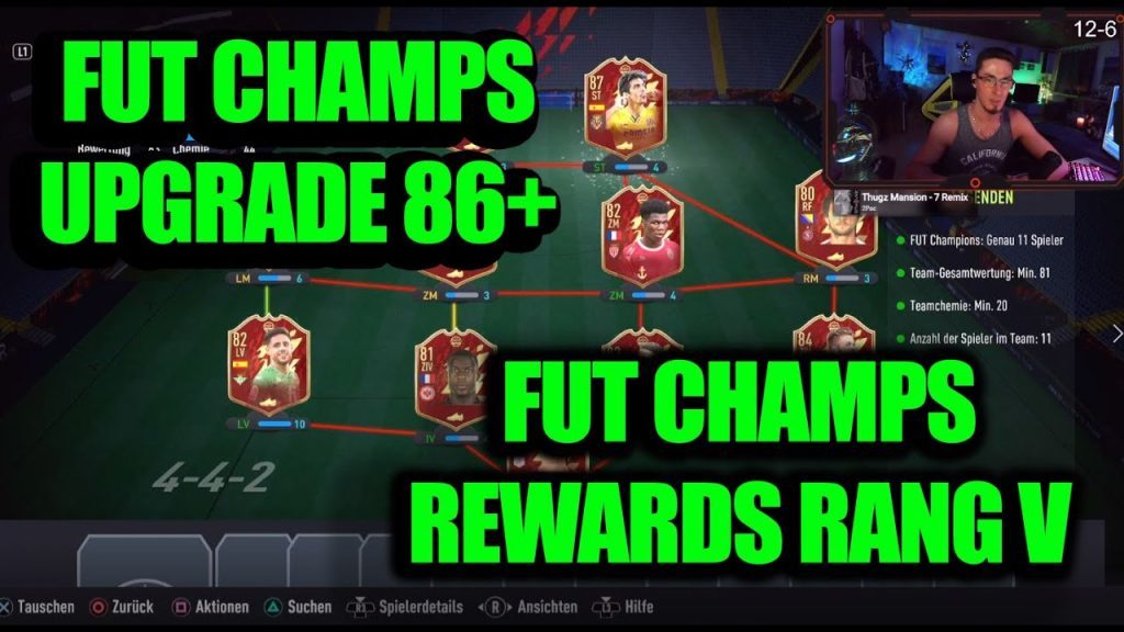 FIFA 22 FUT Champions Finals RANG V & FUT Champions Premium Upgrade 86+