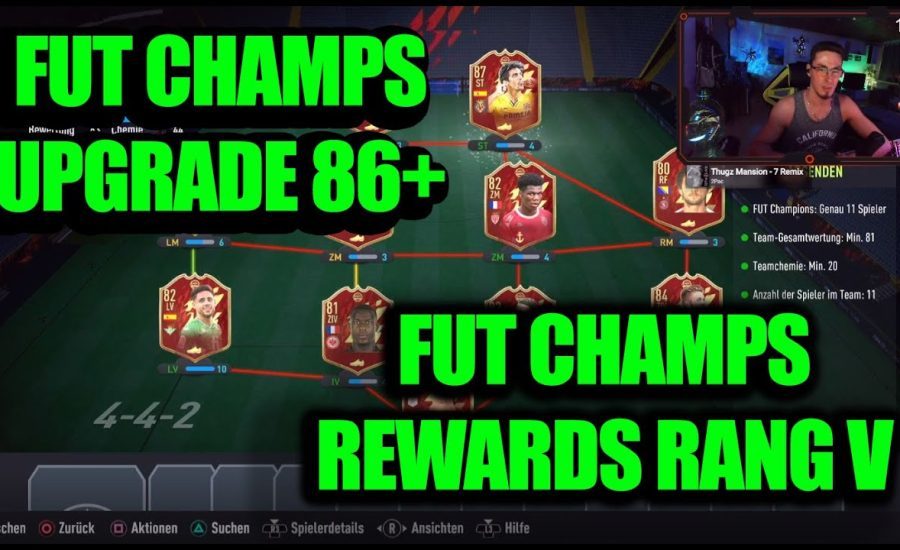 FIFA 22 FUT Champions Finals RANG V & FUT Champions Premium Upgrade 86+