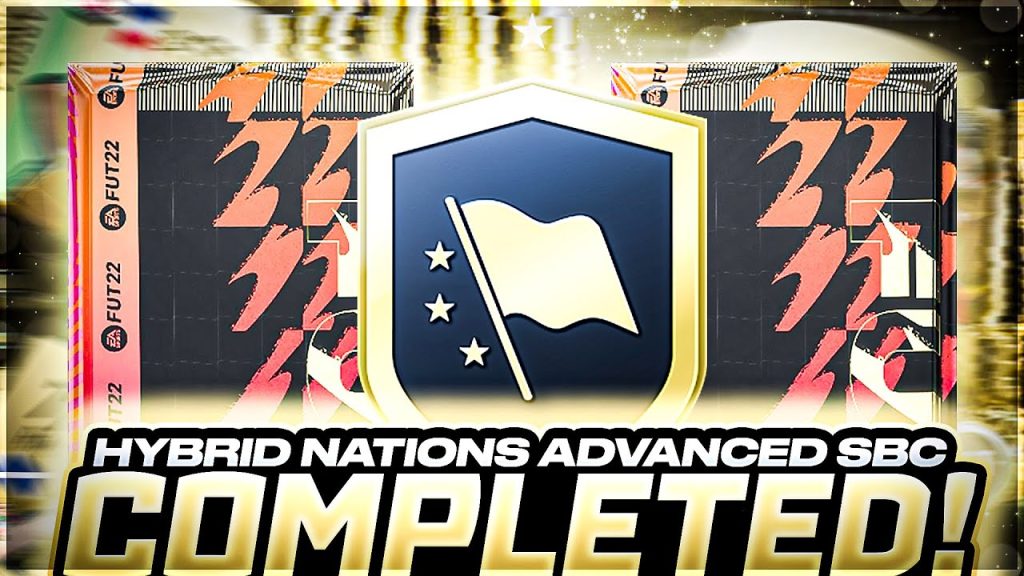 FIFA 22| HYBRID NATION ADVANCED SBC COMPLETED!! 87+ RATED WALKOUT PACKED!!!!