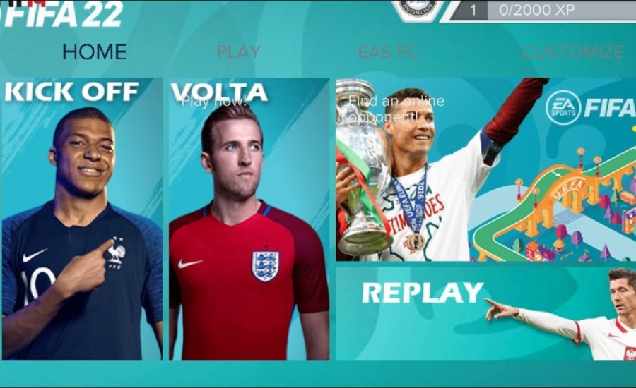 FIFA 22 On Android Mod EURO 2020 Offline Mode New Menu Transfers 21/22 /Download FIFA 22 For Android