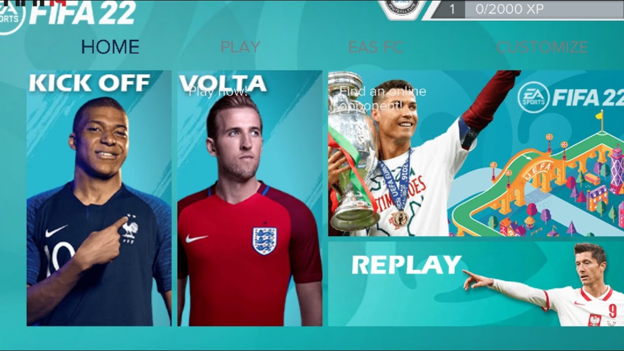 FIFA 22 On Android Mod EURO 2020 Offline Mode New Menu Transfers 21/22 /Download FIFA 22 For Android