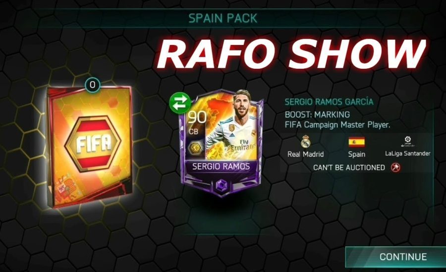 FIFA MOBILE 18 / WELCOME MASTER  SERGIO RAMOS