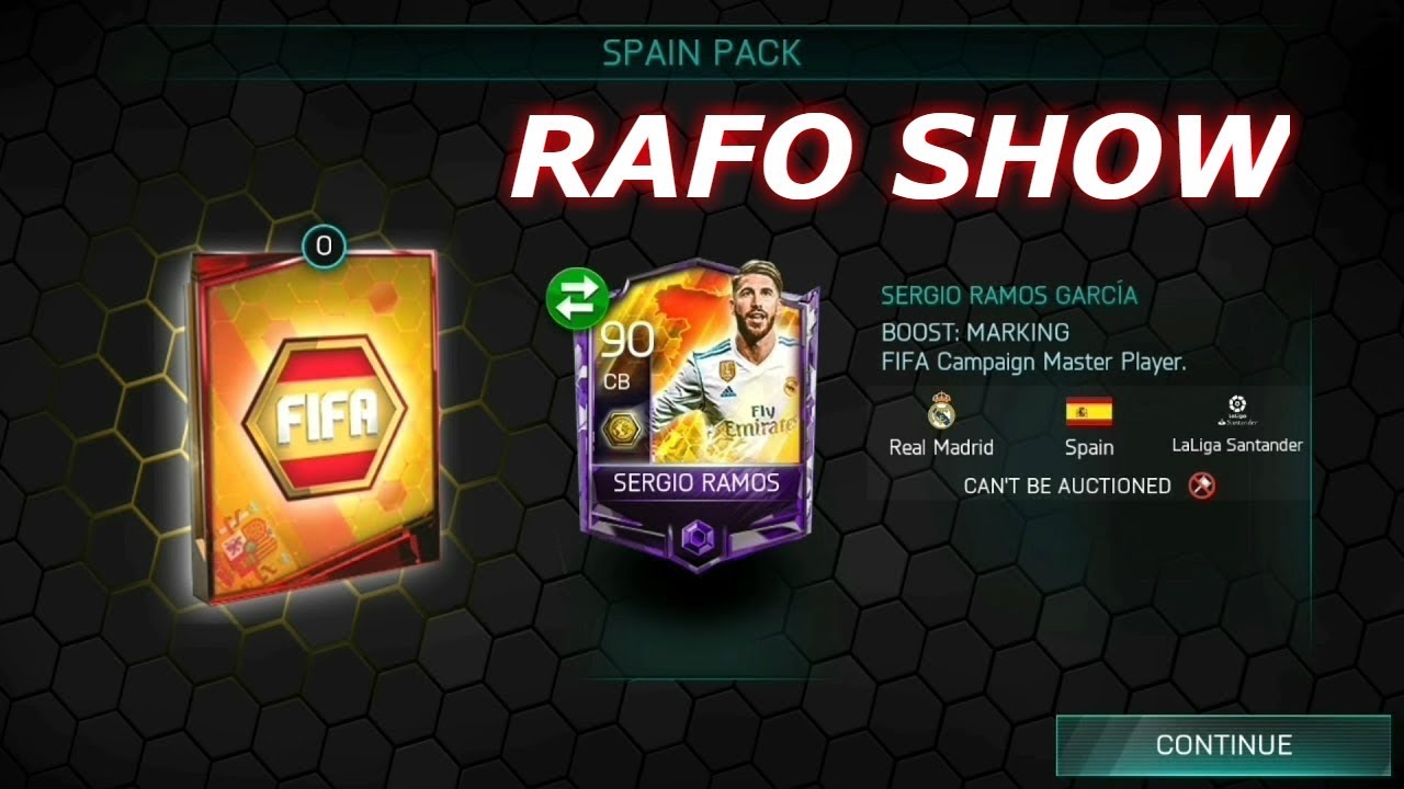 FIFA MOBILE 18 / WELCOME MASTER  SERGIO RAMOS