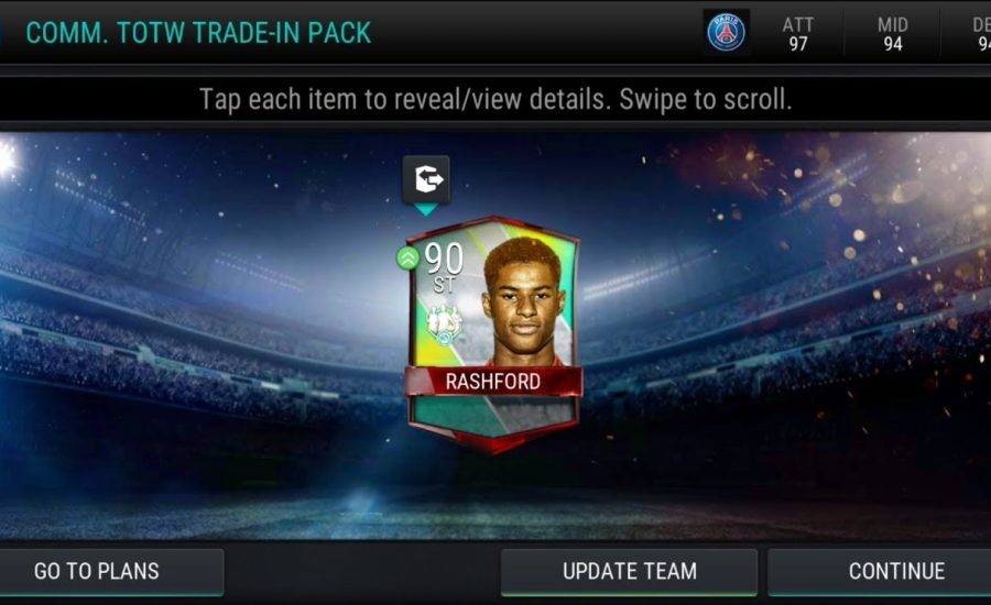 FIFA MOBILE COMMUNITY TEAM OF THE WEEK (week1 sept) 6x TRADE INS pack opening