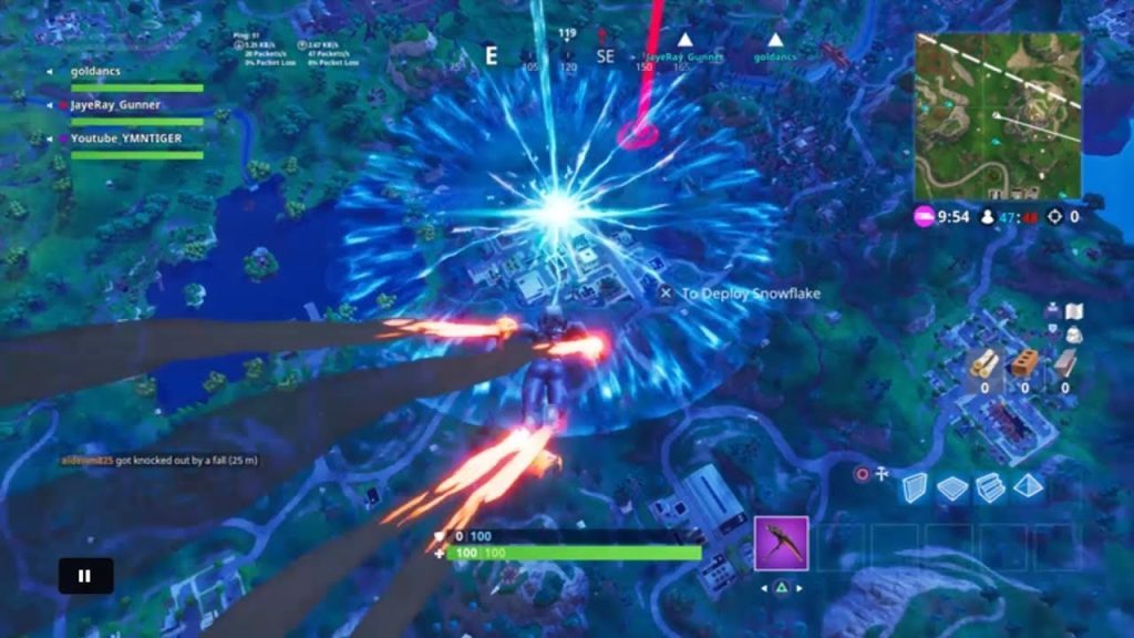 FORTNITE FULL ROCKET LAUNCH AND EXPLOSION