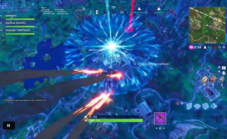 FORTNITE FULL ROCKET LAUNCH AND EXPLOSION