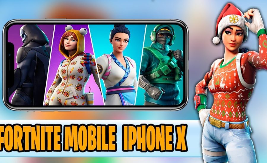 FORTNITE MOBILE IPHONE X iOS/673-WINS LEVEL-52