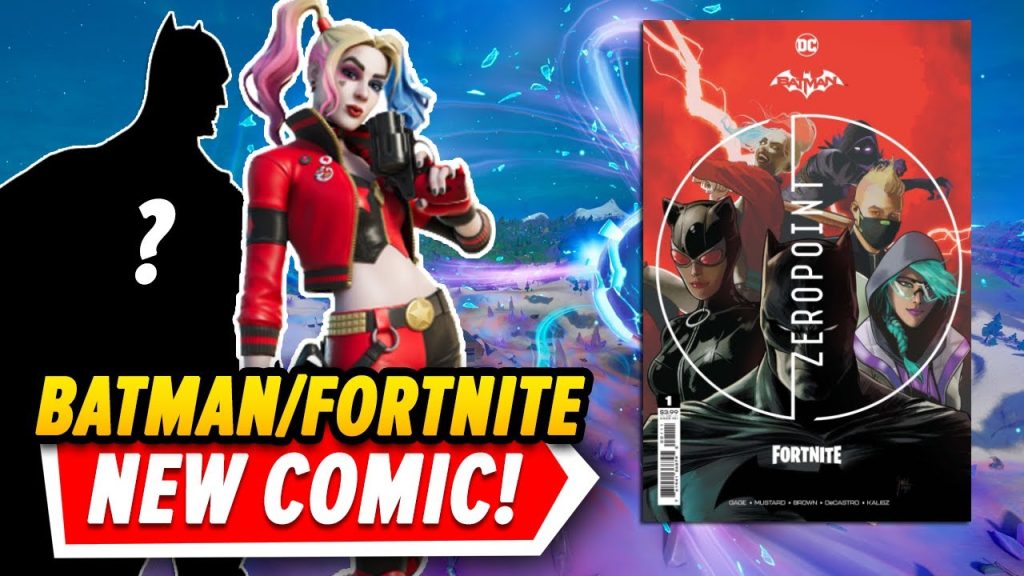 FORTNITE NEWS: BATMAN/FORTNITE CROSSOVER COMIC! NEW BATMAN & HARLEY QUINN SKINS! #SHORTS