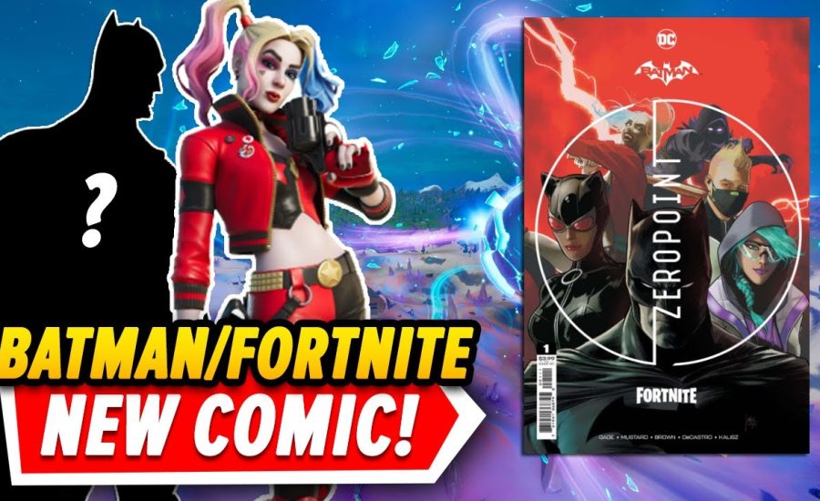 FORTNITE NEWS: BATMAN/FORTNITE CROSSOVER COMIC! NEW BATMAN & HARLEY QUINN SKINS! #SHORTS