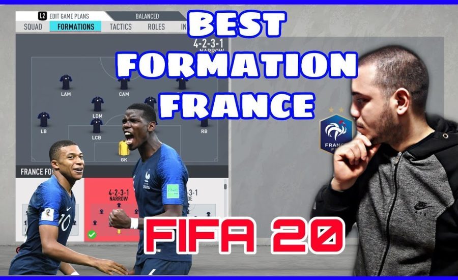 FRANCE - BEST FORMATION, CUSTOM TACTICS & PLAYER INSTRUCTIONS! FIFA 20