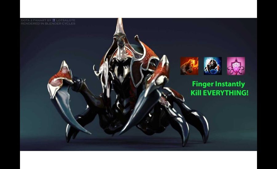 Finger Instantly Kill EVERYTHING!!! - Custom Hero Clash (CHC) | Dota 2