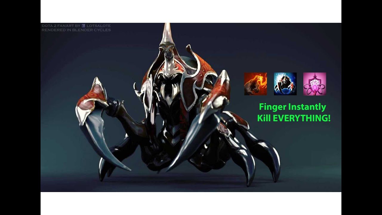 Finger Instantly Kill EVERYTHING!!! - Custom Hero Clash (CHC) | Dota 2