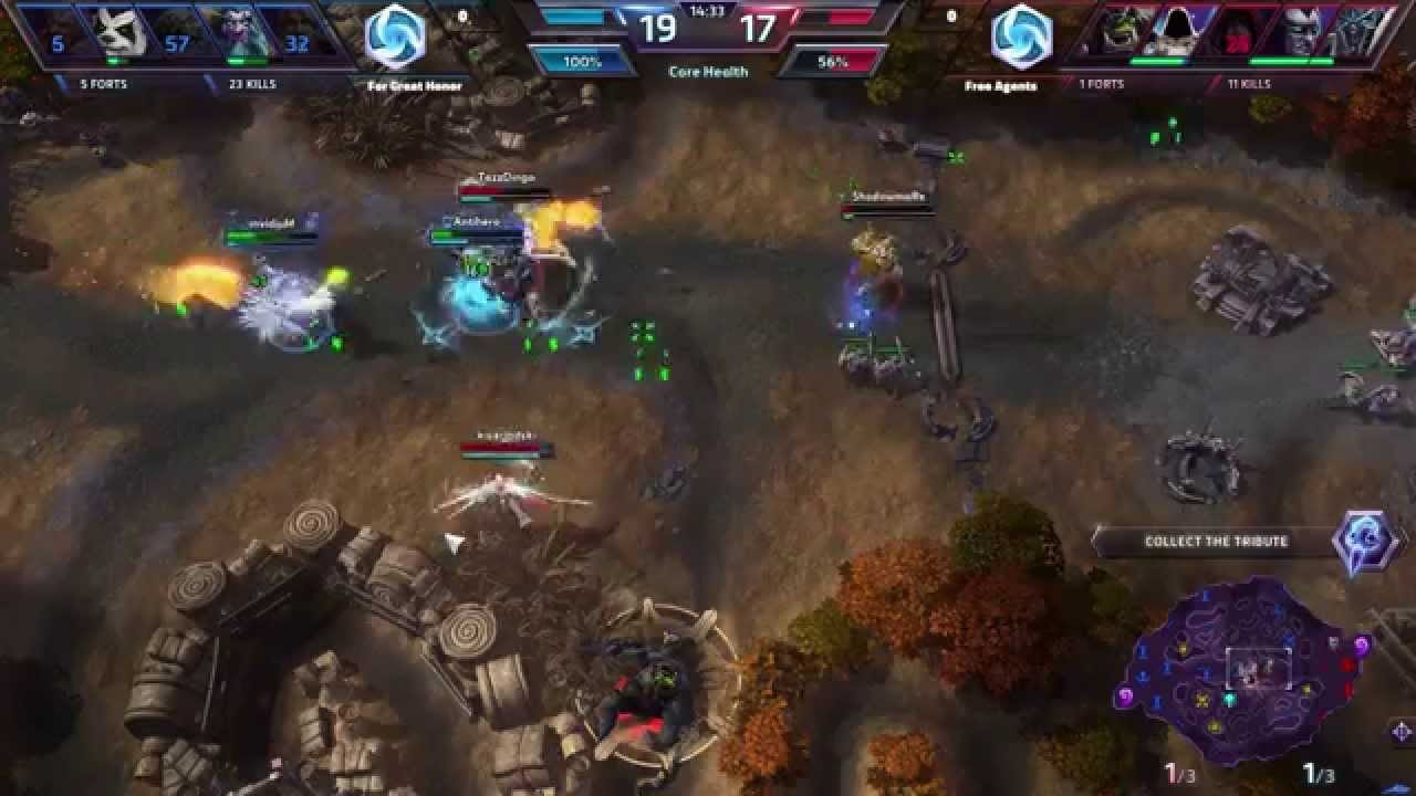 For Great Honor vs Free Agents - ESL Heroes of the Storm Community Cup #16 (Semi)