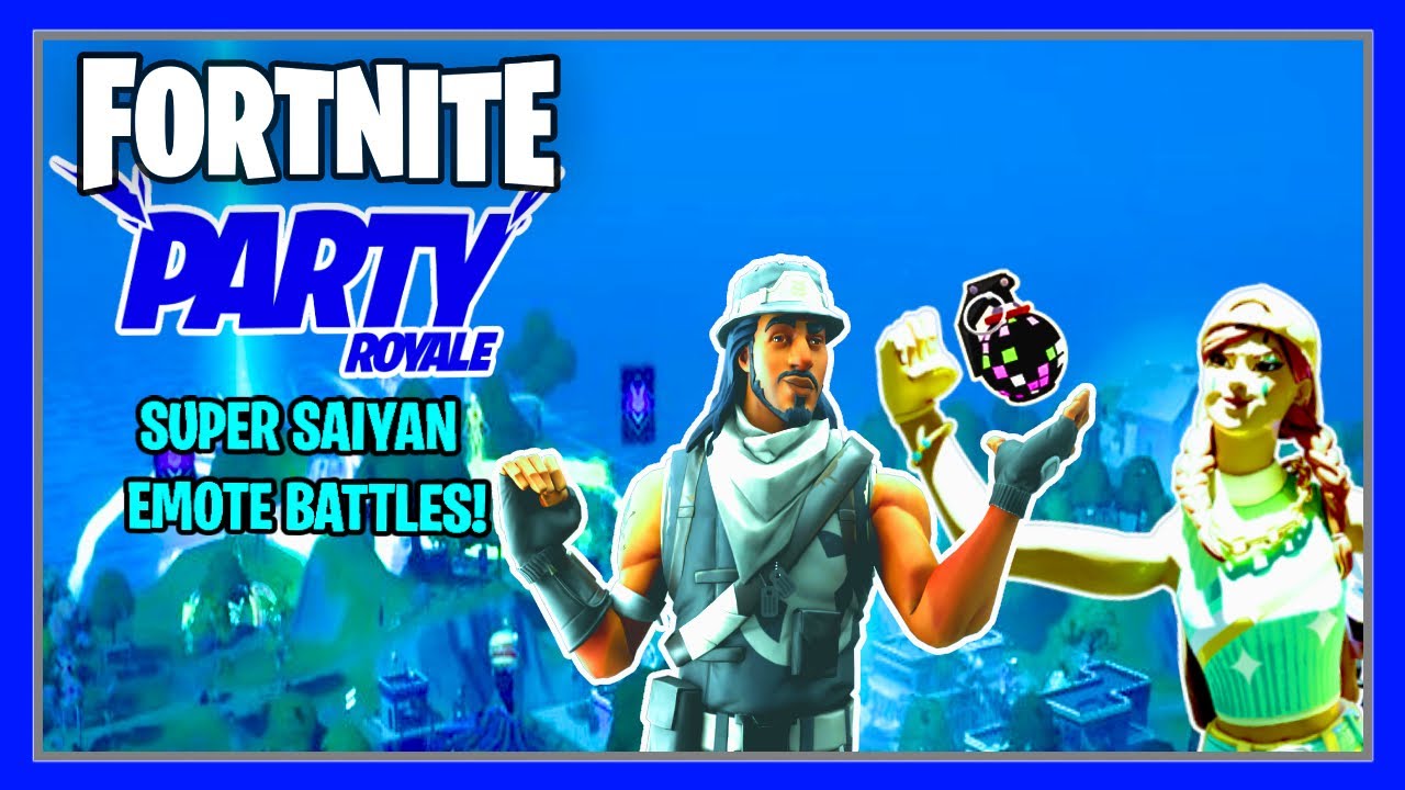 Fortnite: Chapter 3 - Season 3 Party Royale | "Super Saiyan Emote Battles!"