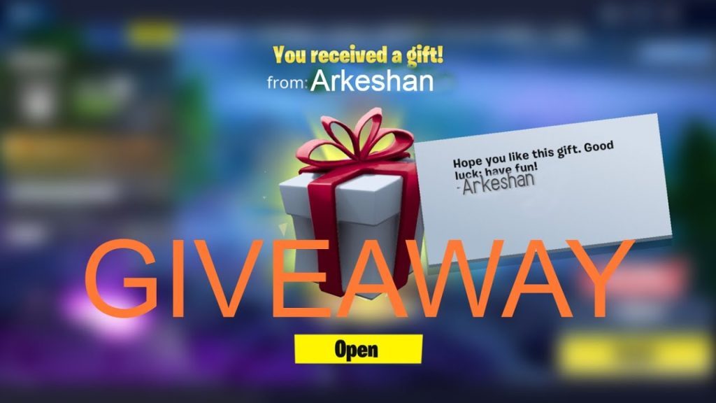 Fortnite Skin Giveaway 2020