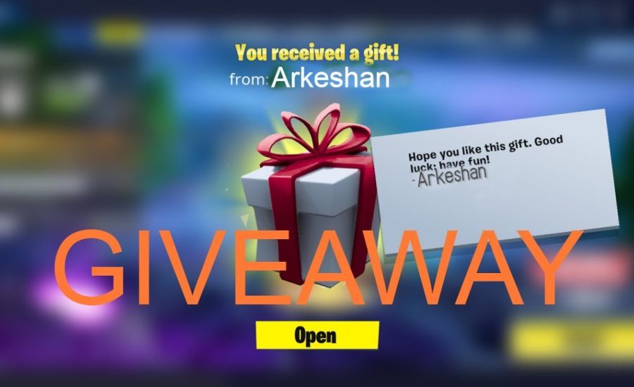 Fortnite Skin Giveaway 2020