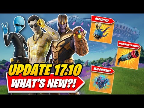 Fortnite Update 17.10: EVERYTHING You NEED TO KNOW In UNDER 5 MINUTES! (New Weapons, POIs & More!)