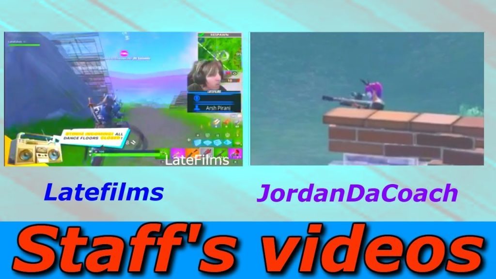 Fortnite friendly staff's videos