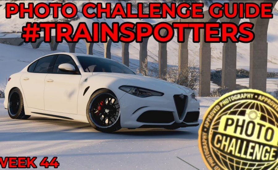 Forza Horizon 4 - Photo Challenge Guide Week 44 - TRAINSPOTTING - Viaduct Location Guide