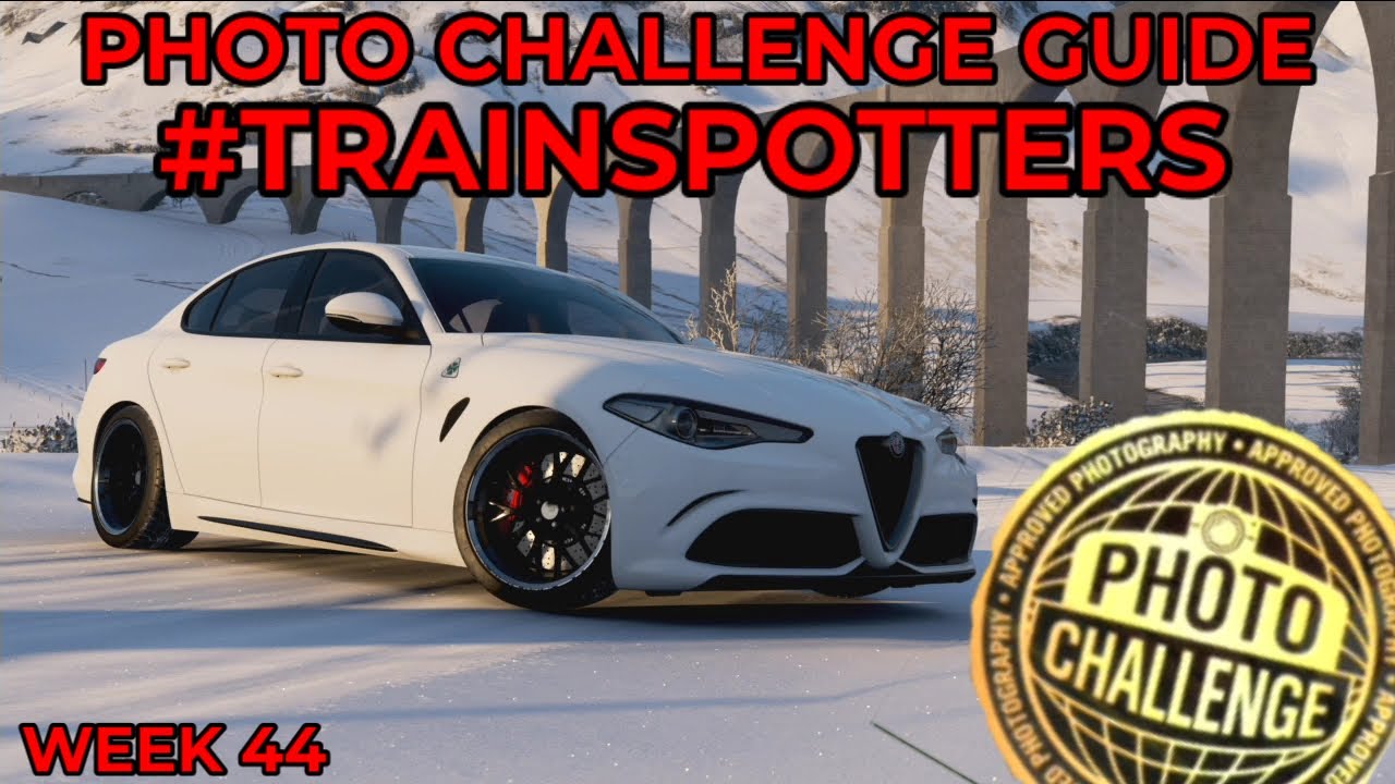 Forza Horizon 4 - Photo Challenge Guide Week 44 - TRAINSPOTTING - Viaduct Location Guide