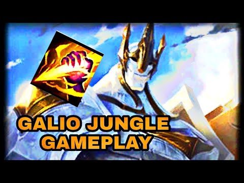 GALIO JUNGLE GAMEPLAY || LEAGUE OF LEGENDS WILDRIFT