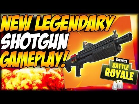 GAMEPLAY OF NEW HEAVY SHOTGUN EARLY ACCESS! | Fortnite Battle Royale Legendary Shotgun Footage